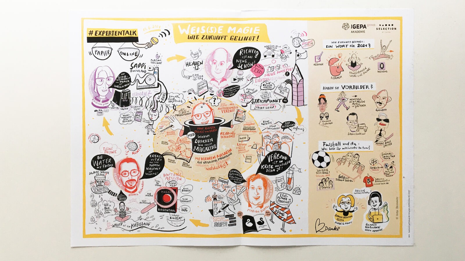 Visual Recording der IGEPA Akademie Weis(s)e Magie