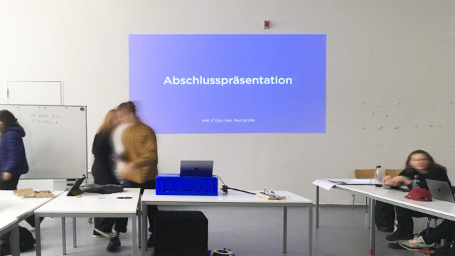 Abschlusspräsentation an der MSD im Wintersemester 2022/2023