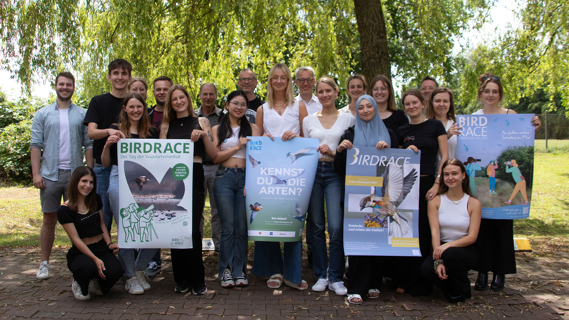 Gruppenbild Sommersemester 2023 MSD FH Münster DDA Birdrace