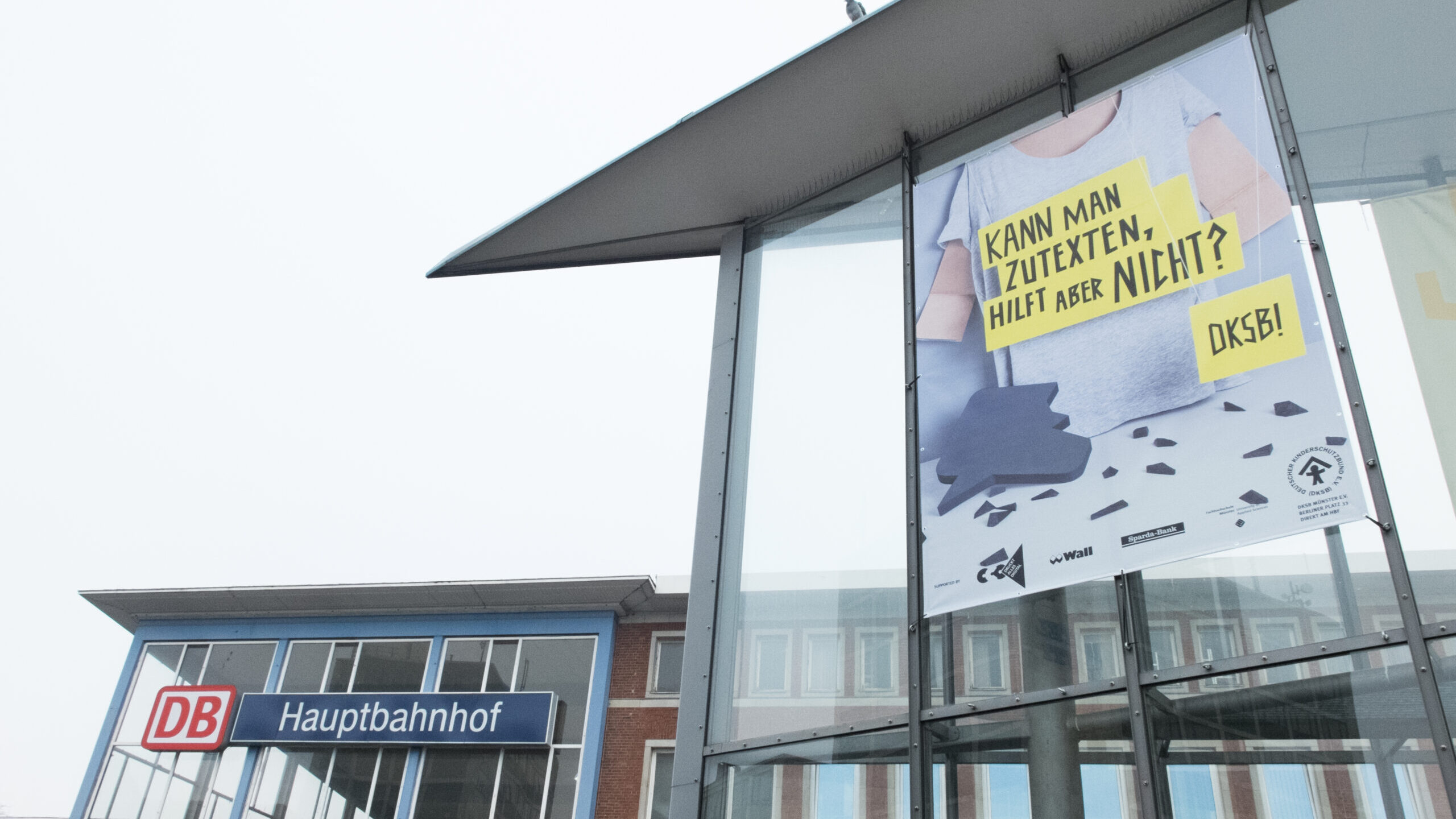 Großformate an der Radstation