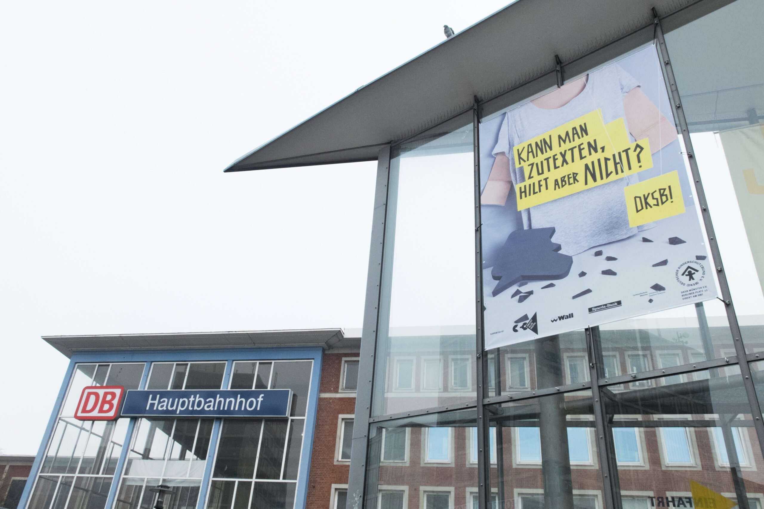 Großformate an der Radstation